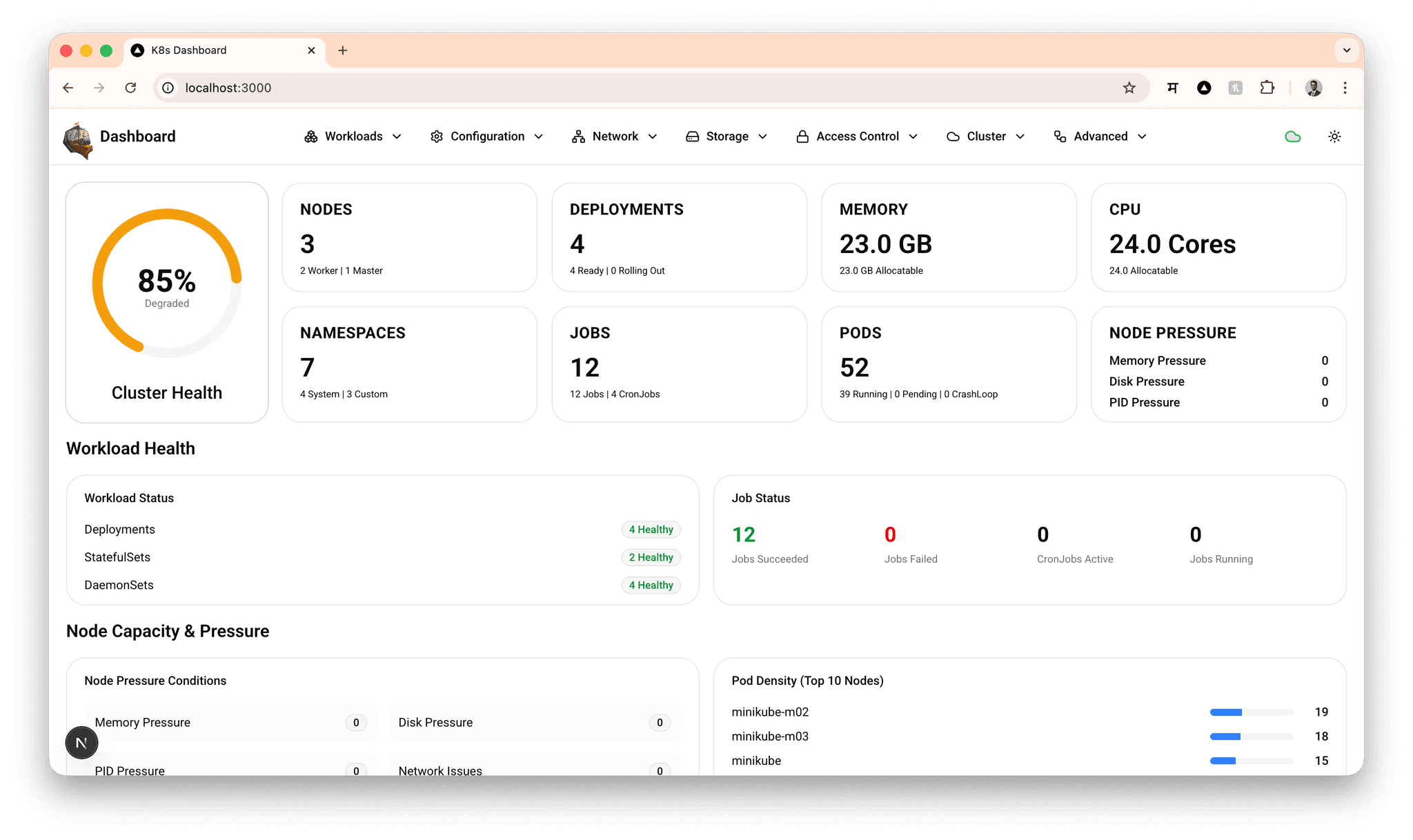 Kubernetes Web Manager 1